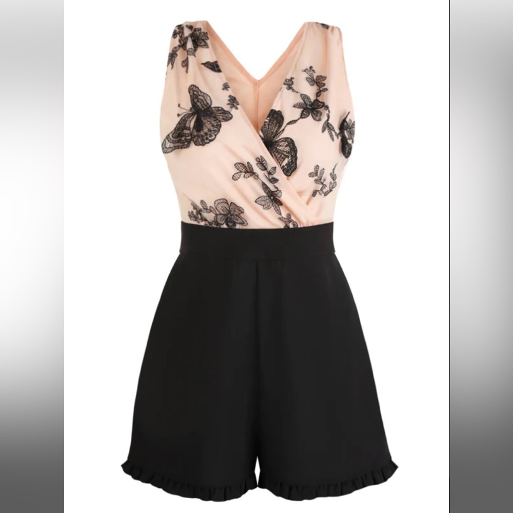 Retro butterfly Romper- *New*